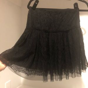 Beautiful Rugby Ralph Lauren Lace Skirt in Black!